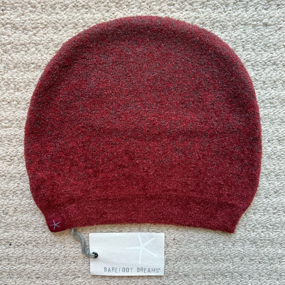 Barefoot Dreams Crimson-RoseWood CozyChic Lite Confetti Beanie